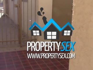 Propertysex piękne realtor blackmailed w seks renting biuro miejsce